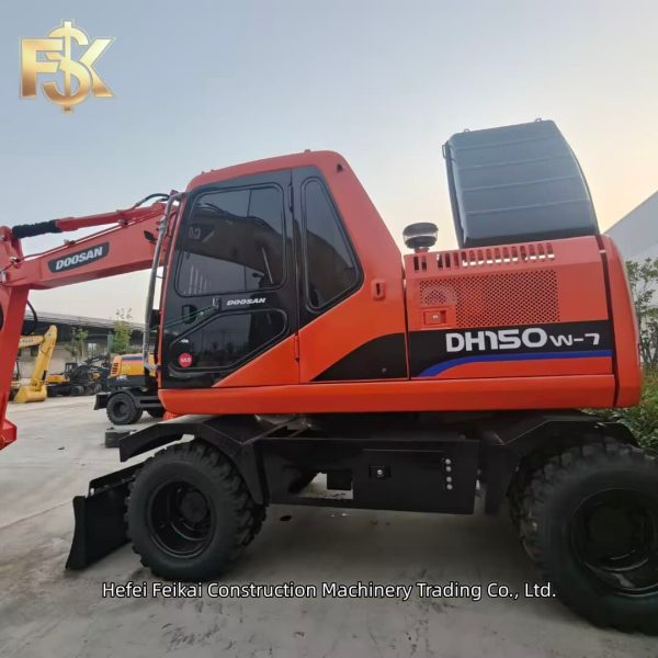 2025 Used Doosan DX150 Wheel Excavator