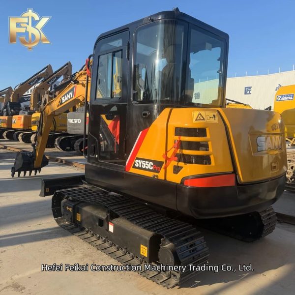 13431684870097409 2025 Used SANY SY55C PRO Crawler Excavator Introduction